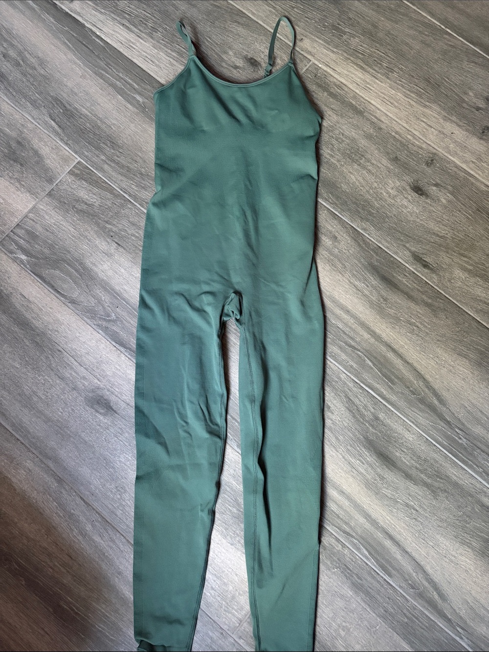 PINK Victoria's Secret Olive Green Slim Jumpsuit Romper one piece bodysuit
